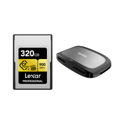 Lexar 320GB Professional CFexpress Type A Card GOLD Series